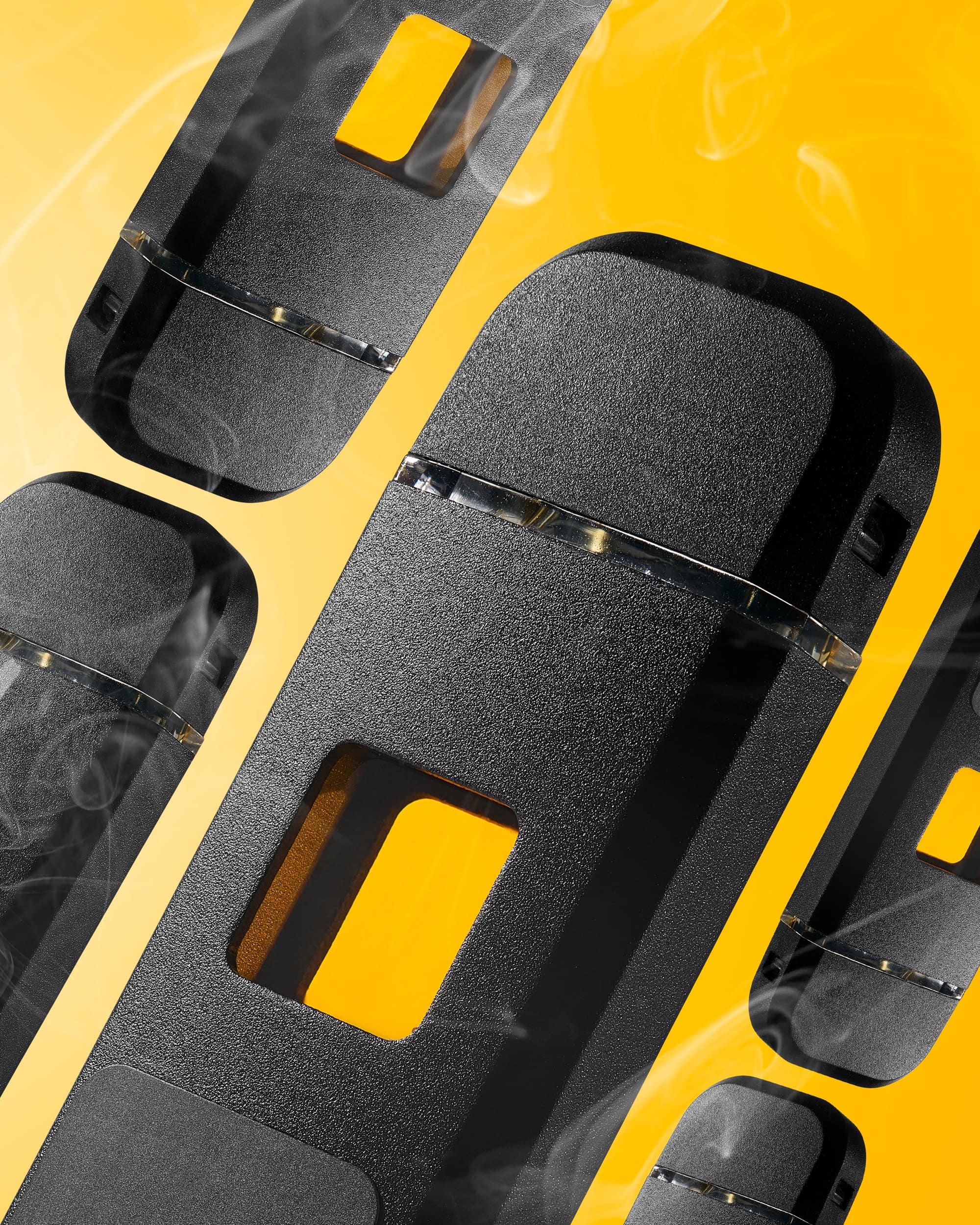 Vape window close up