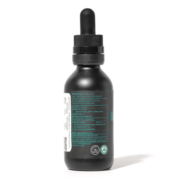 Delta-9 THC Tincture: Full-Spectrum (150mg ∆9 THC/1500mg CBD)