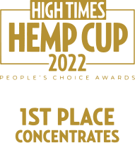 High Times Hemp Cup 2022 1st Place Concentrates
