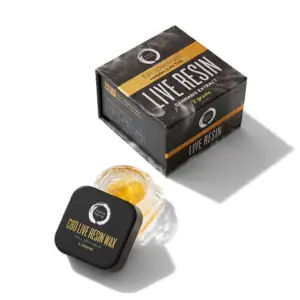CBD Live Resin Concentrate 2 gram jar of CBD Live Resin