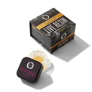 2 gram jar of CBG Live Resin