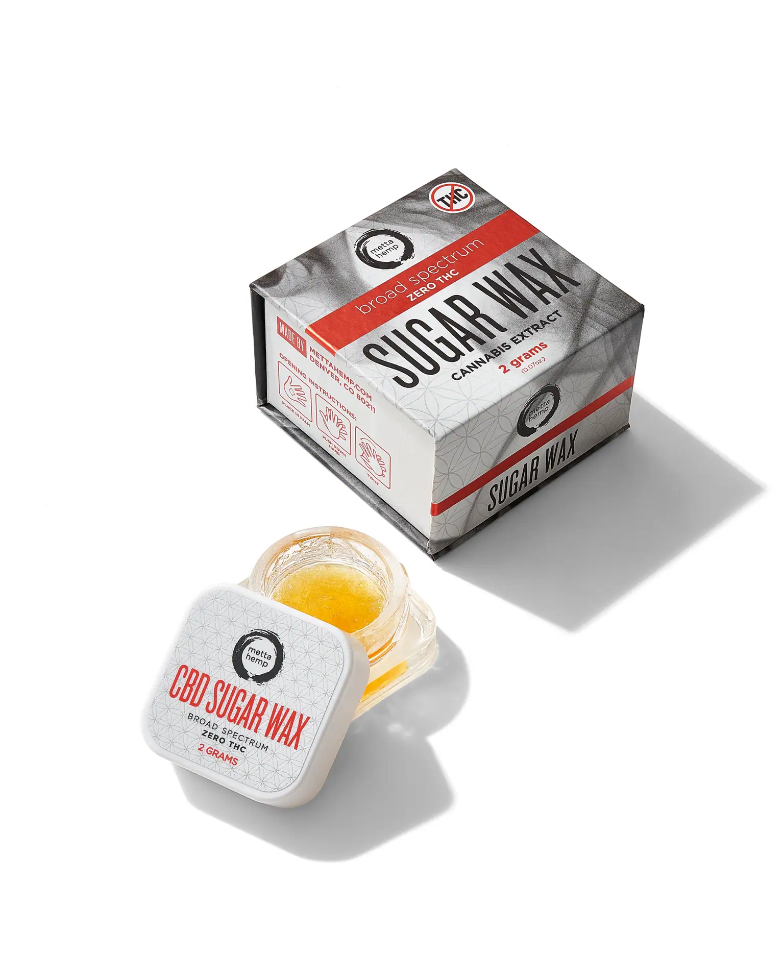 CBD Sugar Wax - Zero-THC Broad-Spectrum Dabs