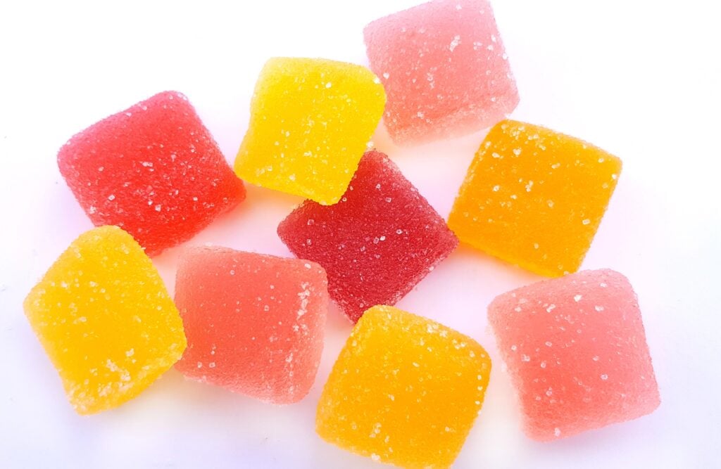 Colorful gummies